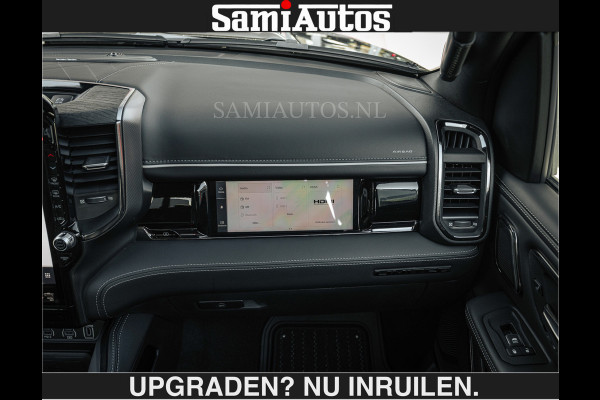 Dodge Ram LIMITED 5.7 V8 HEMI | €79950,- excl excl | MAXIMAAL UITGERUST | DUBBELE CABINE | 5 PERSOONS | DC | Allernieuwste Limited uitvoering – volledig uitgerust met alle opties, inclusief MWK en normale laadbak Voorraad nr 3806