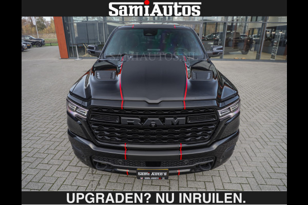 Dodge Ram LIMITED 5.7 V8 HEMI | €79950,- excl excl | MAXIMAAL UITGERUST | DUBBELE CABINE | 5 PERSOONS | DC | Allernieuwste Limited uitvoering – volledig uitgerust met alle opties, inclusief MWK en normale laadbak Voorraad nr 3806