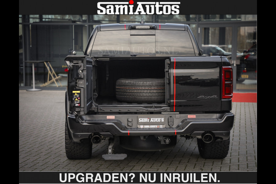 Dodge Ram LIMITED 5.7 V8 HEMI | €79950,- excl excl | MAXIMAAL UITGERUST | DUBBELE CABINE | 5 PERSOONS | DC | Allernieuwste Limited uitvoering – volledig uitgerust met alle opties, inclusief MWK en normale laadbak Voorraad nr 3806