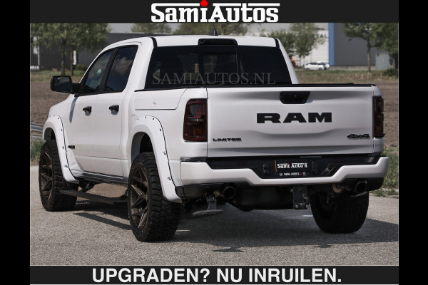 Dodge Ram Limited 540 PK €84950,- excl | De Meest Luxe en Volle Pick-Up in zijn Klasse | Massage + Full Option | Comfortabele Dubbele Cabine met Royale 5 Zitplaatsen | BPM vrij | Nu Leverbaar uit Voorraad | Voorraad Nr 2351 - 7478 | De specialist in Amerikaanse pick‑ups in Nederland en Europa.