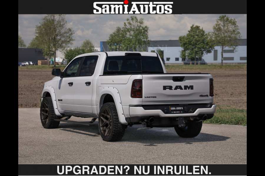 Dodge Ram Limited 540 PK €84950,- excl | De Meest Luxe en Volle Pick-Up in zijn Klasse | Massage + Full Option | Comfortabele Dubbele Cabine met Royale 5 Zitplaatsen | BPM vrij | Nu Leverbaar uit Voorraad | Voorraad Nr 2351 - 7478 | De specialist in Amerikaanse pick‑ups in Nederland en Europa.