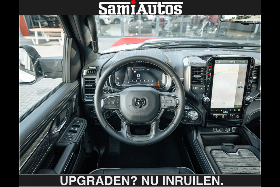 Dodge Ram Limited 540 PK €84950,- excl | De Meest Luxe en Volle Pick-Up in zijn Klasse | Massage + Full Option | Comfortabele Dubbele Cabine met Royale 5 Zitplaatsen | BPM vrij | Nu Leverbaar uit Voorraad | Voorraad Nr 2351 - 7478 | De specialist in Amerikaanse pick‑ups in Nederland en Europa.