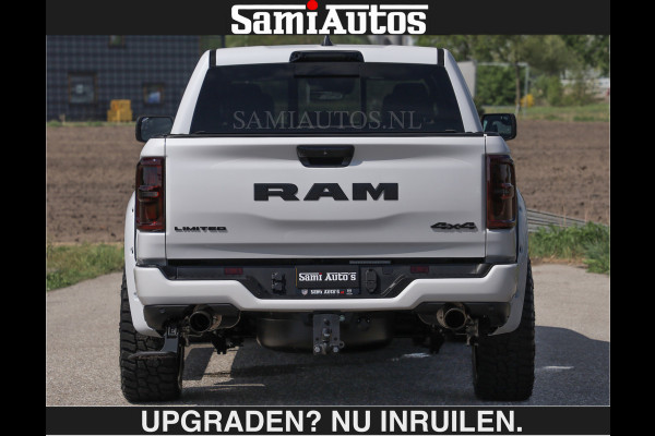 Dodge Ram Limited 540 PK €84950,- excl | De Meest Luxe en Volle Pick-Up in zijn Klasse | Massage + Full Option | Comfortabele Dubbele Cabine met Royale 5 Zitplaatsen | BPM vrij | Nu Leverbaar uit Voorraad | Voorraad Nr 2351 - 7478 | De specialist in Amerikaanse pick‑ups in Nederland en Europa.