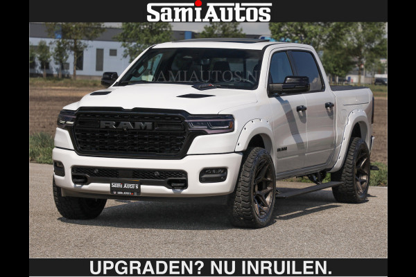 Dodge Ram Limited 540 PK €84950,- excl | De Meest Luxe en Volle Pick-Up in zijn Klasse | Massage + Full Option | Comfortabele Dubbele Cabine met Royale 5 Zitplaatsen | BPM vrij | Nu Leverbaar uit Voorraad | Voorraad Nr 2351 - 7478 | De specialist in Amerikaanse pick‑ups in Nederland en Europa.