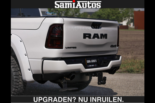 Dodge Ram Limited 540 PK €84950,- excl | De Meest Luxe en Volle Pick-Up in zijn Klasse | Massage + Full Option | Comfortabele Dubbele Cabine met Royale 5 Zitplaatsen | BPM vrij | Nu Leverbaar uit Voorraad | Voorraad Nr 2351 - 7478 | De specialist in Amerikaanse pick‑ups in Nederland en Europa.