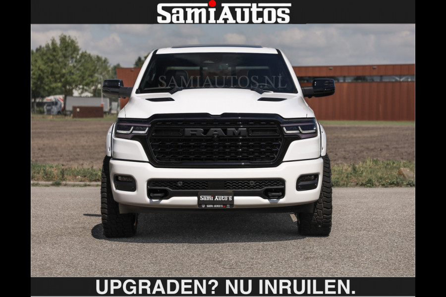 Dodge Ram Limited 540 PK €84950,- excl | De Meest Luxe en Volle Pick-Up in zijn Klasse | Massage + Full Option | Comfortabele Dubbele Cabine met Royale 5 Zitplaatsen | BPM vrij | Nu Leverbaar uit Voorraad | Voorraad Nr 2351 - 7478 | De specialist in Amerikaanse pick‑ups in Nederland en Europa.