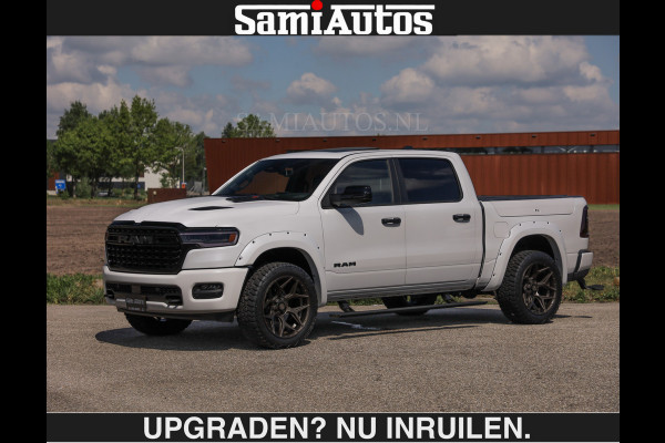Dodge Ram Limited 540 PK €84950,- excl | De Meest Luxe en Volle Pick-Up in zijn Klasse | Massage + Full Option | Comfortabele Dubbele Cabine met Royale 5 Zitplaatsen | BPM vrij | Nu Leverbaar uit Voorraad | Voorraad Nr 2351 - 7478 | De specialist in Amerikaanse pick‑ups in Nederland en Europa.