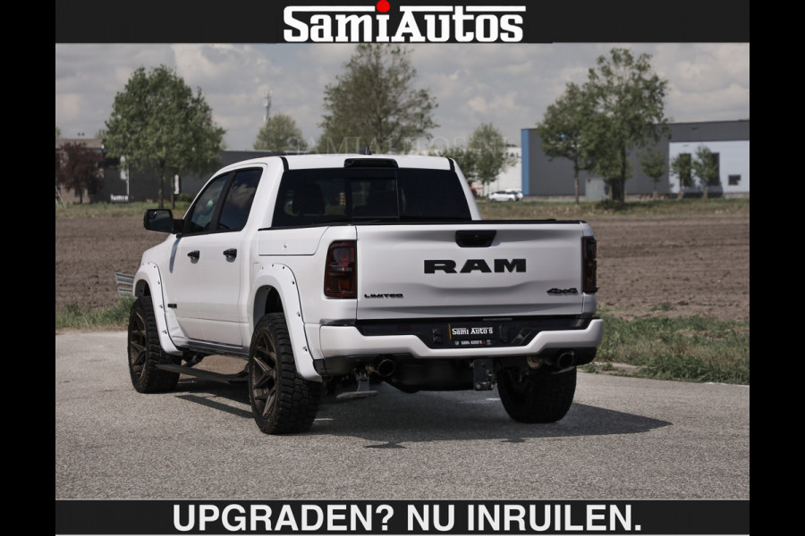 Dodge Ram Limited 540 PK €84950,- excl | De Meest Luxe en Volle Pick-Up in zijn Klasse | Massage + Full Option | Comfortabele Dubbele Cabine met Royale 5 Zitplaatsen | BPM vrij | Nu Leverbaar uit Voorraad | Voorraad Nr 2351 - 7478 | De specialist in Amerikaanse pick‑ups in Nederland en Europa.