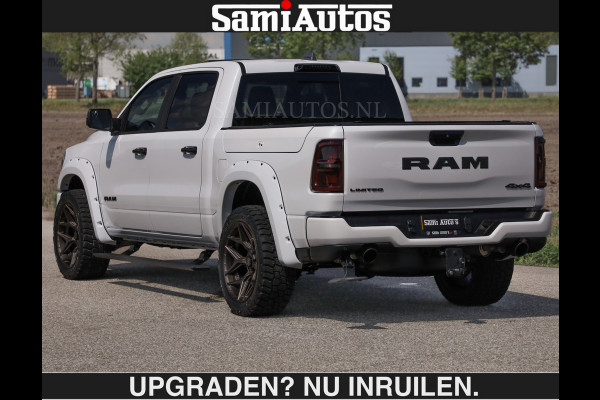 Dodge Ram Limited 540 PK €84950,- excl | De Meest Luxe en Volle Pick-Up in zijn Klasse | Massage + Full Option | Comfortabele Dubbele Cabine met Royale 5 Zitplaatsen | BPM vrij | Nu Leverbaar uit Voorraad | Voorraad Nr 2351 - 7478 | De specialist in Amerikaanse pick‑ups in Nederland en Europa.