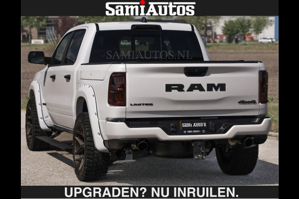 Dodge Ram Limited 540 PK €84950,- excl | De Meest Luxe en Volle Pick-Up in zijn Klasse | Massage + Full Option | Comfortabele Dubbele Cabine met Royale 5 Zitplaatsen | BPM vrij | Nu Leverbaar uit Voorraad | Voorraad Nr 2351 - 7478 | De specialist in Amerikaanse pick‑ups in Nederland en Europa.