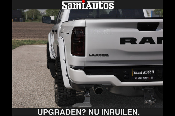 Dodge Ram Limited 540 PK €84950,- excl | De Meest Luxe en Volle Pick-Up in zijn Klasse | Massage + Full Option | Comfortabele Dubbele Cabine met Royale 5 Zitplaatsen | BPM vrij | Nu Leverbaar uit Voorraad | Voorraad Nr 2351 - 7478 | De specialist in Amerikaanse pick‑ups in Nederland en Europa.
