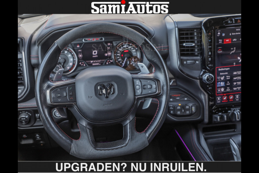 Dodge Ram TRX 6.2 V8 HELLCAT | ANVIL | €104.900,- excl | CARBON | RODE STIKSELS | BOM VOL | CREW CAB DUBBELE CABINE | 5 PERSOONS |