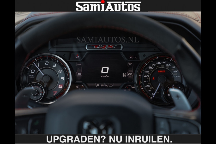 Dodge Ram TRX 6.2 V8 HELLCAT | ANVIL | €104.900,- excl | CARBON | RODE STIKSELS | BOM VOL | CREW CAB DUBBELE CABINE | 5 PERSOONS |