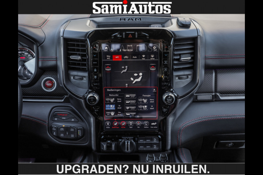 Dodge Ram TRX 6.2 V8 HELLCAT | ANVIL | €104.900,- excl | CARBON | RODE STIKSELS | BOM VOL | CREW CAB DUBBELE CABINE | 5 PERSOONS |