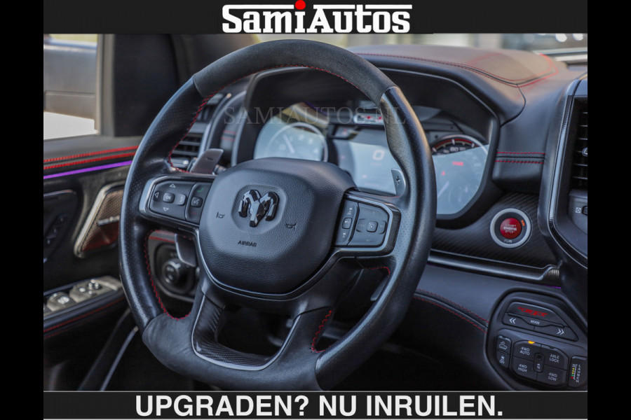 Dodge Ram TRX 6.2 V8 HELLCAT | ANVIL | €104.900,- excl | CARBON | RODE STIKSELS | BOM VOL | CREW CAB DUBBELE CABINE | 5 PERSOONS |
