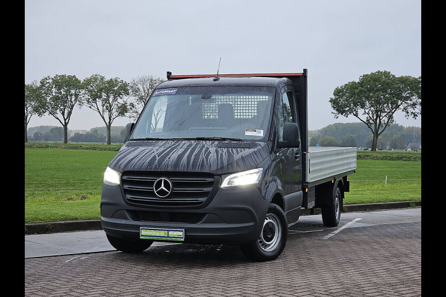 Mercedes-Benz Sprinter 317 L3 RWD Open Laadbak Cruise control, Airco, Mbux, Carplay, Led, Climate control, 3.5T-Trekhaak