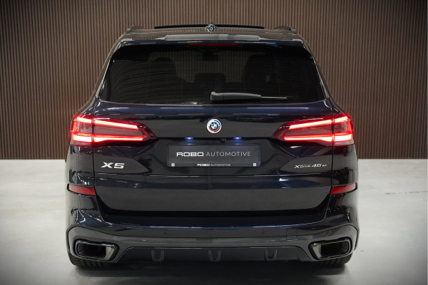 BMW X5 xDrive45e High Executive M Sport | Panoramadak | Head-Up Display | Harman Kardon | Camera | Stoelverwarming | Softclose | Memory Seat | Luchtvering | Laser | Adaptive Cruise Control | Trekhaak | Achterbank Verwarmd | App