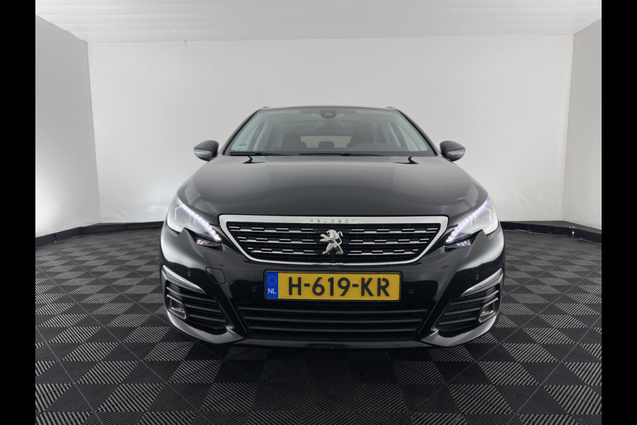 Peugeot 308 SW 1.5 BlueHDi Blue Lease Premium (INCL.BTW) *PANO | LEATHER-MICROFIBRE | FULL-LED | DENON-AUDIO | BLIND-SPOT | SPORT-SEATS | NAVI-FULLMAP | KEYLESS | DAB | LANE-ASSIST | CAMERA | ECC | CARPLAY | PDC | 17''ALU*