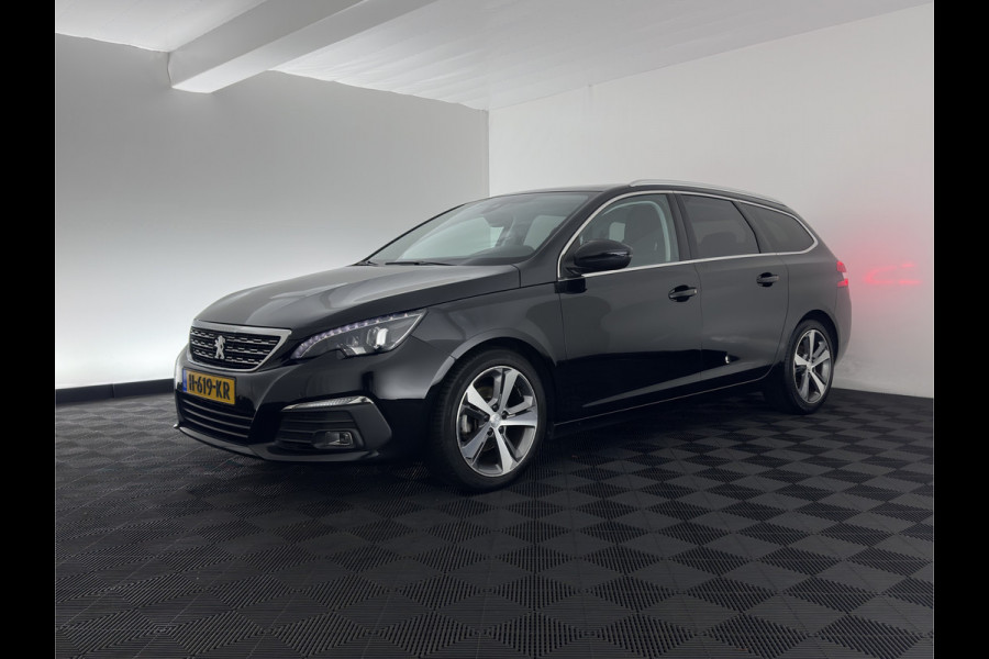Peugeot 308 SW 1.5 BlueHDi Blue Lease Premium (INCL.BTW) *PANO | LEATHER-MICROFIBRE | FULL-LED | DENON-AUDIO | BLIND-SPOT | SPORT-SEATS | NAVI-FULLMAP | KEYLESS | DAB | LANE-ASSIST | CAMERA | ECC | CARPLAY | PDC | 17''ALU*