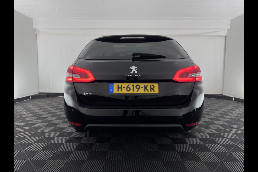 Peugeot 308 SW 1.5 BlueHDi Blue Lease Premium (INCL.BTW) *PANO | LEATHER-MICROFIBRE | FULL-LED | DENON-AUDIO | BLIND-SPOT | SPORT-SEATS | NAVI-FULLMAP | KEYLESS | DAB | LANE-ASSIST | CAMERA | ECC | CARPLAY | PDC | 17''ALU*