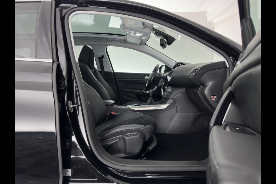 Peugeot 308 SW 1.5 BlueHDi Blue Lease Premium (INCL.BTW) *PANO | LEATHER-MICROFIBRE | FULL-LED | DENON-AUDIO | BLIND-SPOT | SPORT-SEATS | NAVI-FULLMAP | KEYLESS | DAB | LANE-ASSIST | CAMERA | ECC | CARPLAY | PDC | 17''ALU*