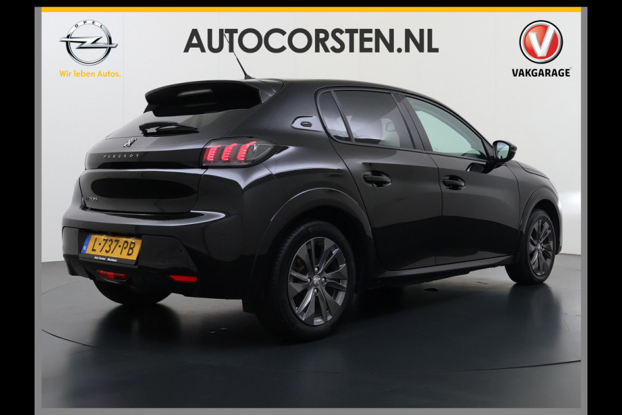 Peugeot e-208 EV Allure Pack 50kWh Stoelverwarming 3D-Navi 360°Camera Ecc Bluetooth Apple Carplay Android Auto Regen-Lichtsensor Cruise Control Led Privacy Glas Isofix Origineel Nederlandse Auto