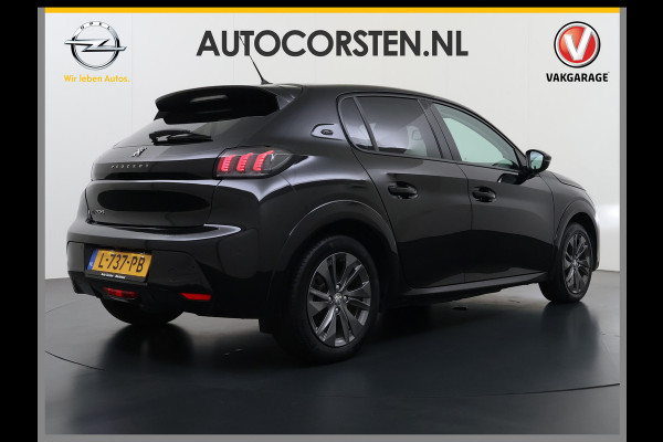 Peugeot e-208 EV Allure Pack 50kWh Stoelverwarming 3D-Navi 360°Camera Ecc Bluetooth Apple Carplay Android Auto Regen-Lichtsensor Cruise Control Led Privacy Glas Isofix Origineel Nederlandse Auto