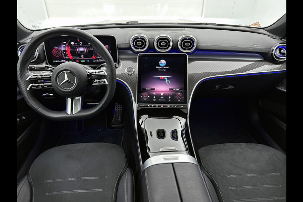 Mercedes-Benz C-Klasse 300 e Business Solution AMG AMG Line l Panoramadak l Burmester l Digital Light l Apple Carplay l Nightpakket l 360°-camera l Trekhaak | Inclusief 24 maanden MB Certified garantie voor Europa.