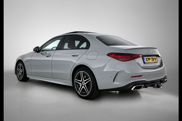 Mercedes-Benz C-Klasse 300 e Business Solution AMG AMG Line l Panoramadak l Burmester l Digital Light l Apple Carplay l Nightpakket l 360°-camera l Trekhaak | Inclusief 24 maanden MB Certified garantie voor Europa.