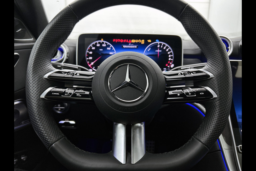 Mercedes-Benz C-Klasse 300 e Business Solution AMG AMG Line l Panoramadak l Burmester l Digital Light l Apple Carplay l Nightpakket l 360°-camera l Trekhaak | Inclusief 24 maanden MB Certified garantie voor Europa.
