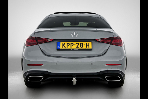 Mercedes-Benz C-Klasse 300 e Business Solution AMG AMG Line l Panoramadak l Burmester l Digital Light l Apple Carplay l Nightpakket l 360°-camera l Trekhaak | Inclusief 24 maanden MB Certified garantie voor Europa.