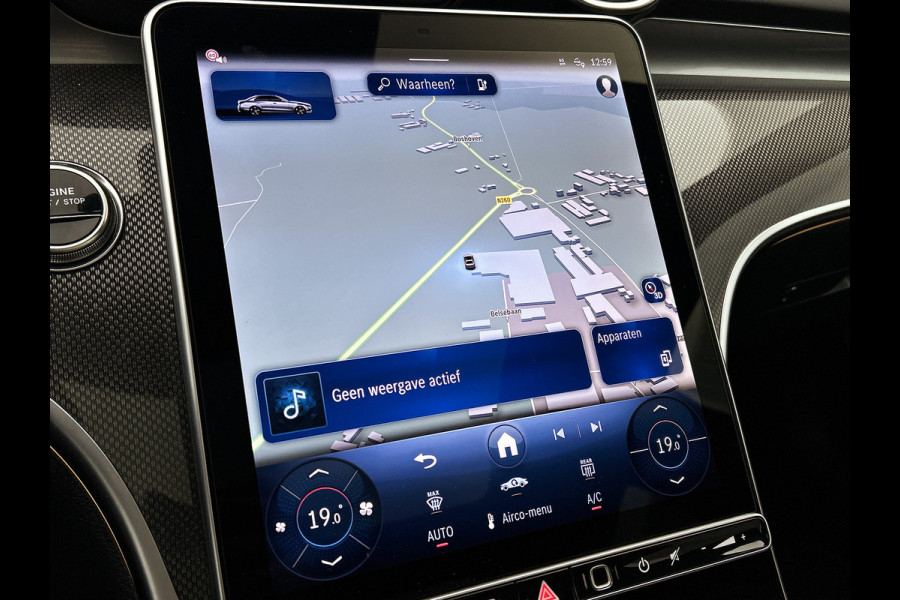 Mercedes-Benz C-Klasse 300 e Business Solution AMG AMG Line l Panoramadak l Burmester l Digital Light l Apple Carplay l Nightpakket l 360°-camera l Trekhaak | Inclusief 24 maanden MB Certified garantie voor Europa.