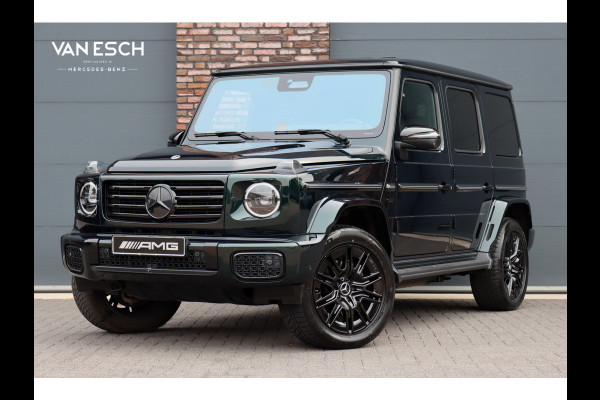 Mercedes-Benz G-Klasse 580 AMG Line 116 kWh | Schuifdak | Techniekpakket | Distronic | Burmester | Nappa Leder | Verwarmd Stuurwiel | Surround Camera | Augmented Reality | Keyless Go |