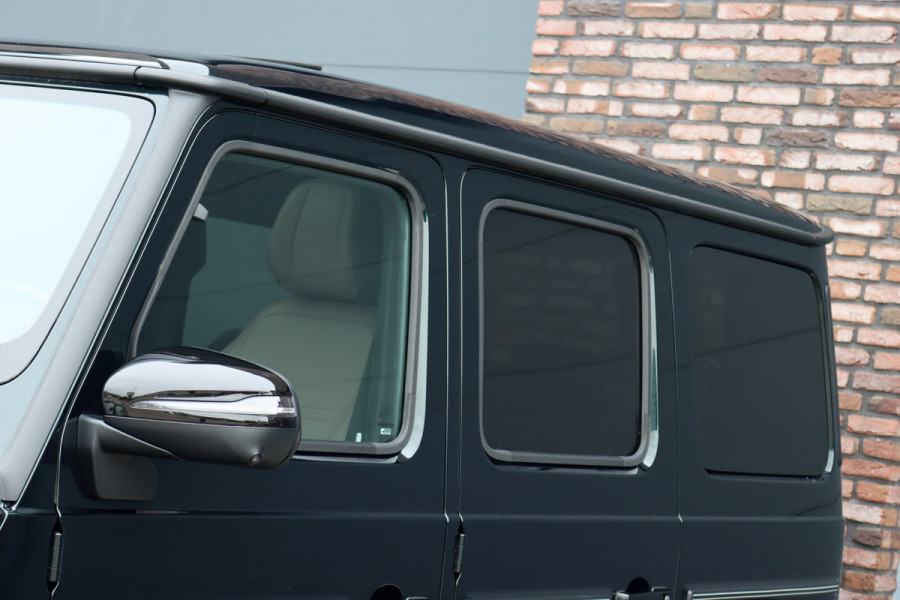 Mercedes-Benz G-Klasse 580 AMG Line 116 kWh | Schuifdak | Techniekpakket | Distronic | Burmester | Nappa Leder | Verwarmd Stuurwiel | Surround Camera | Augmented Reality | Keyless Go |