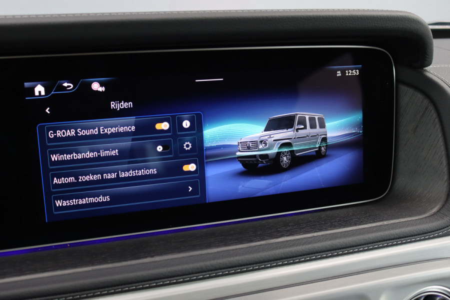 Mercedes-Benz G-Klasse 580 AMG Line 116 kWh | Schuifdak | Techniekpakket | Distronic | Burmester | Nappa Leder | Verwarmd Stuurwiel | Surround Camera | Augmented Reality | Keyless Go |