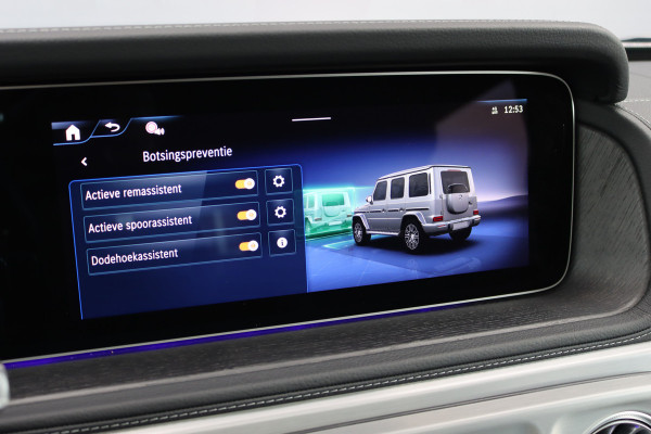 Mercedes-Benz G-Klasse 580 AMG Line 116 kWh | Schuifdak | Techniekpakket | Distronic | Burmester | Nappa Leder | Verwarmd Stuurwiel | Surround Camera | Augmented Reality | Keyless Go |