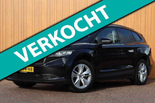 Škoda Enyaq iV 60 Org.NL el.trekhaak h.leer+stoel/stuurverw. SOH 90,43%