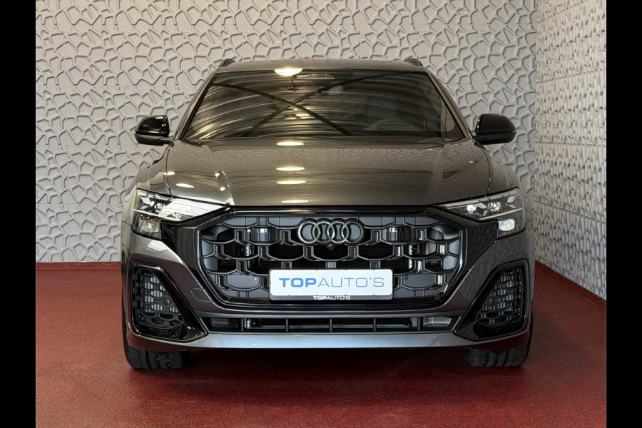 Audi Q8 60 TFSI E COMPETITION PLUS LUCHTVERING SOFT.CLOSE 23''LMV B&O ACHTERAS.BST VALCONA LEER TREKHAAK HEADUP CARBON.INT MATRIX/LASER NIEUWE ONGEBRUIKTE AUTO