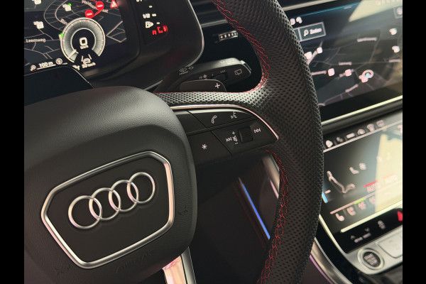 Audi Q8 60 TFSI E COMPETITION PLUS LUCHTVERING SOFT.CLOSE 23''LMV B&O ACHTERAS.BST VALCONA LEER TREKHAAK HEADUP CARBON.INT MATRIX/LASER NIEUWE ONGEBRUIKTE AUTO