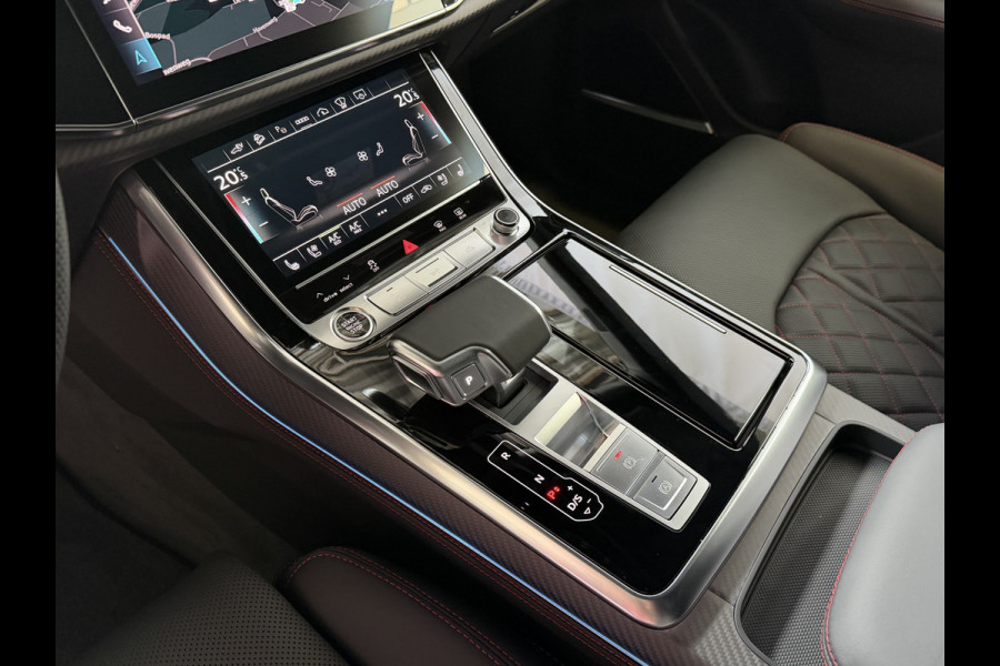 Audi Q8 60 TFSI E COMPETITION PLUS LUCHTVERING SOFT.CLOSE 23''LMV B&O ACHTERAS.BST VALCONA LEER TREKHAAK HEADUP CARBON.INT MATRIX/LASER NIEUWE ONGEBRUIKTE AUTO
