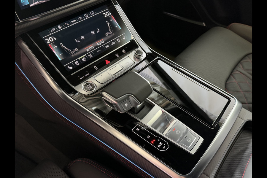 Audi Q8 60 TFSI E COMPETITION PLUS LUCHTVERING SOFT.CLOSE 23''LMV B&O ACHTERAS.BST VALCONA LEER TREKHAAK HEADUP CARBON.INT MATRIX/LASER NIEUWE ONGEBRUIKTE AUTO