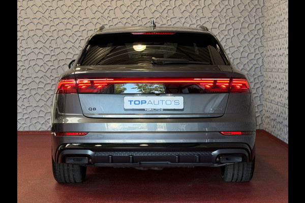 Audi Q8 60 TFSI E COMPETITION PLUS LUCHTVERING SOFT.CLOSE 23''LMV B&O ACHTERAS.BST VALCONA LEER TREKHAAK HEADUP CARBON.INT MATRIX/LASER NIEUWE ONGEBRUIKTE AUTO