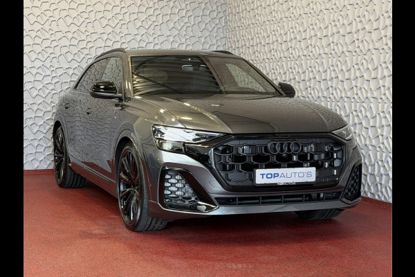 Audi Q8 60 TFSI E COMPETITION PLUS LUCHTVERING SOFT.CLOSE 23''LMV B&O ACHTERAS.BST VALCONA LEER TREKHAAK HEADUP CARBON.INT MATRIX/LASER NIEUWE ONGEBRUIKTE AUTO
