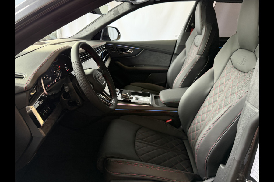Audi Q8 60 TFSI E COMPETITION PLUS LUCHTVERING SOFT.CLOSE 23''LMV B&O ACHTERAS.BST VALCONA LEER TREKHAAK HEADUP CARBON.INT MATRIX/LASER NIEUWE ONGEBRUIKTE AUTO