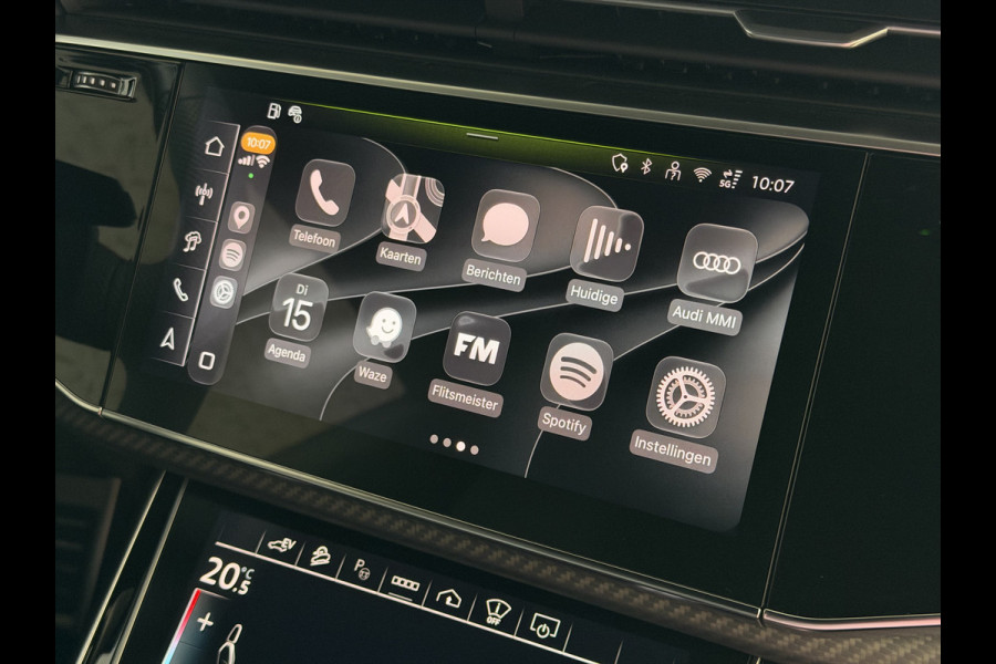 Audi Q8 60 TFSI E COMPETITION PLUS LUCHTVERING SOFT.CLOSE 23''LMV B&O ACHTERAS.BST VALCONA LEER TREKHAAK HEADUP CARBON.INT MATRIX/LASER NIEUWE ONGEBRUIKTE AUTO