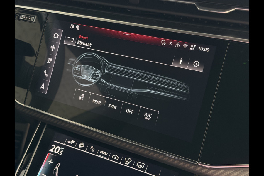 Audi Q8 60 TFSI E COMPETITION PLUS LUCHTVERING SOFT.CLOSE 23''LMV B&O ACHTERAS.BST VALCONA LEER TREKHAAK HEADUP CARBON.INT MATRIX/LASER NIEUWE ONGEBRUIKTE AUTO