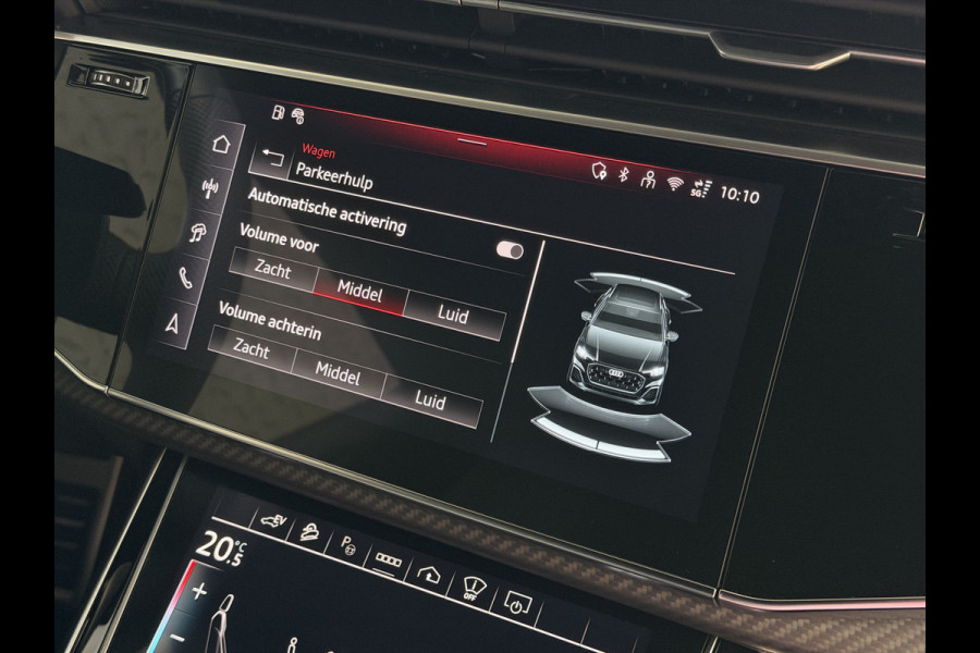 Audi Q8 60 TFSI E COMPETITION PLUS LUCHTVERING SOFT.CLOSE 23''LMV B&O ACHTERAS.BST VALCONA LEER TREKHAAK HEADUP CARBON.INT MATRIX/LASER NIEUWE ONGEBRUIKTE AUTO