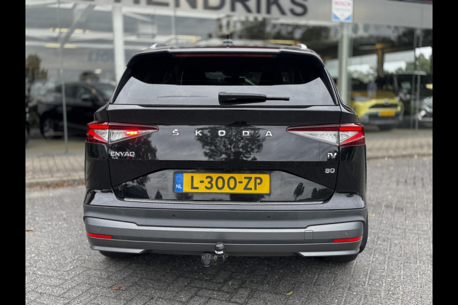 Škoda ENYAQ iV 80 | SOH: 89,7% | Sport Pakket | Leder Pakket | Climate Pakket | Assistentie Pakket | Comfort Plus Pakket | HUD | Trekhaak | Cam | Addaptive CC |