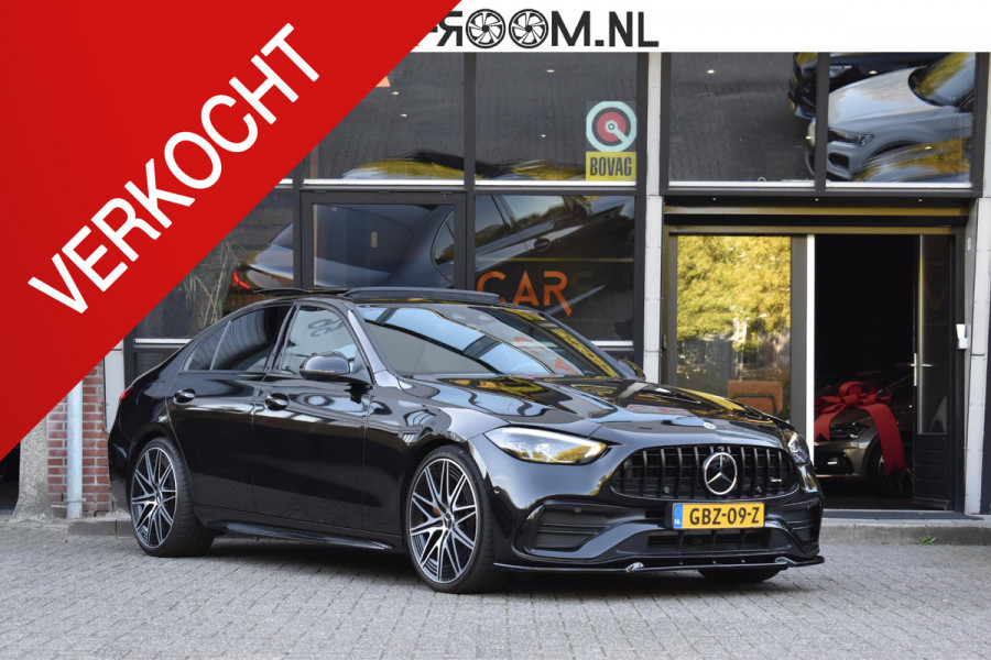 Mercedes-Benz C-Klasse 300 4MATIC AMG Pano 360C Keyless 20" Trekhaak
