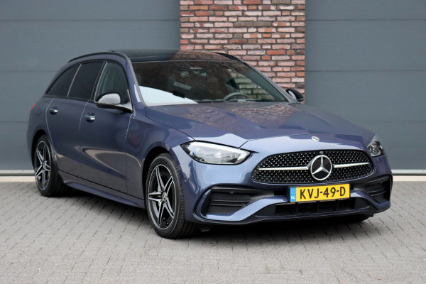 Mercedes-Benz C-Klasse Estate 300 e AMG Line Premium | Panoramadak | Memory | Distronic | Surround Camera | Trekhaak | Digital Light | Nightpakket | Augmented Reality |